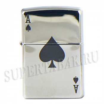  Zippo 24011 - Ace - High polish Chrome