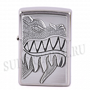  Zippo 28969 - Fire Breathing Dragon - Brushed Chrome