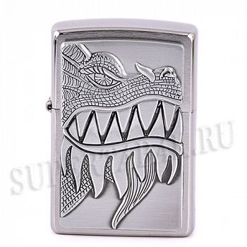  Zippo 28969 - Fire Breathing Dragon - Brushed Chrome