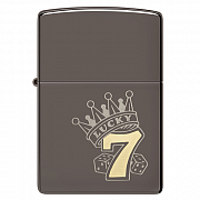  Zippo 48913 - Lucky 7 - Black Ice