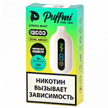 POD- Puffmi - Pure 12.000  - Lemon - Mint (1 .)