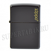  Zippo 49180 ZL - Brown Matte Zippo Logo