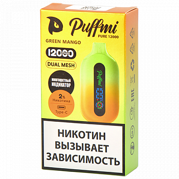 POD- Puffmi - Pure 12.000  - Green Mango (1 .)