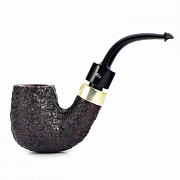  Peterson House Pipe - Rusticated Bent P-Lip ( 9 )