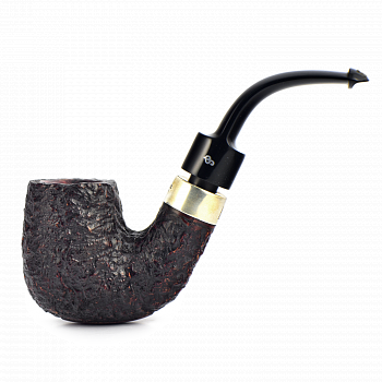  Peterson House Pipe - Rusticated Bent P-Lip ( 9 )