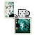  Zippo 48727 - Spooky Design - Glow in the Dark Green