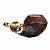  Volkan Pipe - Reverse Calabash Rustic - 487 ( )