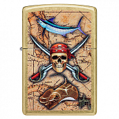  Zippo 48966 - Guy Harvey - Street Brass