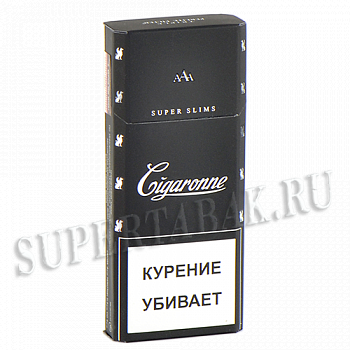  Cigaronne Super Slims Black ( 280)