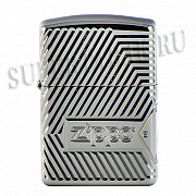  Zippo 29672 - Armor - Zippo Bolts- High Polish Chrome