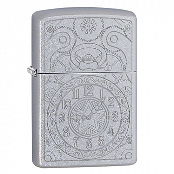  Zippo 29699 - Clock - Satin Chrome