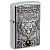  Zippo 48690 - Wolf Emblem - Brushed Chrome