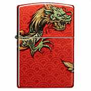  Zippo 48513 - Dragon Design - 540 Tumbled Brass