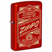  Zippo 48620 - Metallic Red (It Works Design)