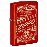  Zippo 48620 - Metallic Red (It Works Design)