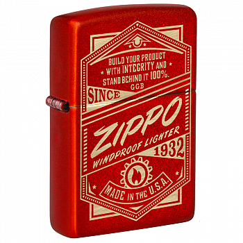  Zippo 48620 - Metallic Red (It Works Design)