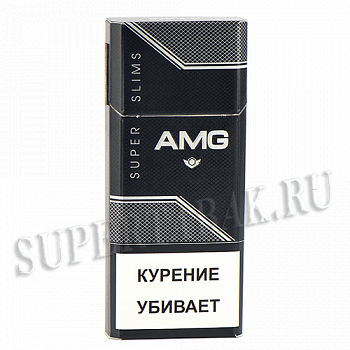  AMG Super Slims 100  - BLACK ( 160)